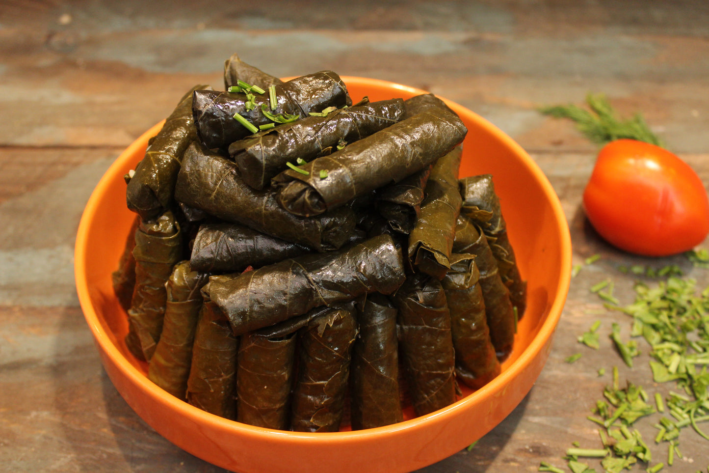 Vine Leaves Mahshi - Rice and Meat